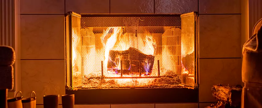 Mendota Hearth Landscape Fireplace Installation in Porterville, California