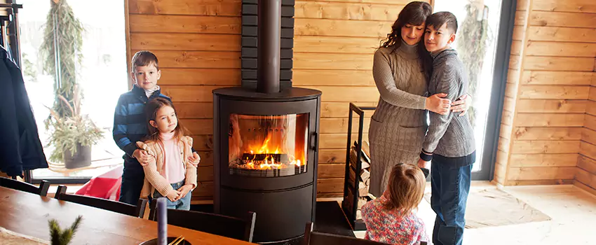 Morso Cast Iron Fireplace Insert Installation in Porterville, California