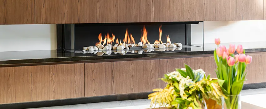 Double-height Fireplace Design Refurbishment in Porterville, California