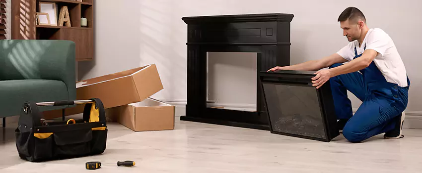 Old Rusted Metal Fireplace Repair And Replacement in Porterville, CA